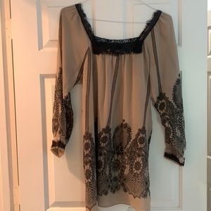 Long top (shear) with tie